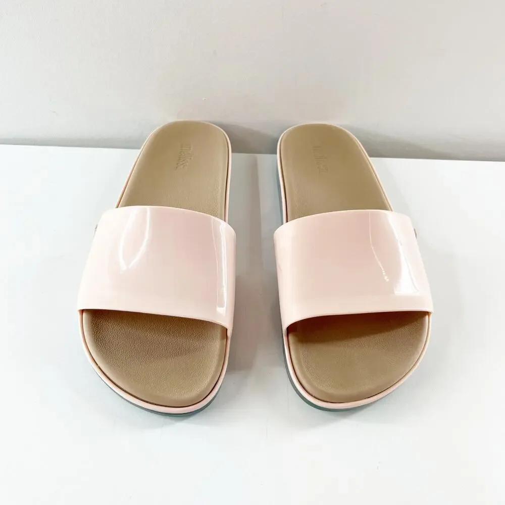 Melissa Beach Pool Slide Sandals in Pink 7
